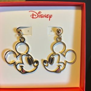 Disney New in box dangling Mickey Mouse earrings